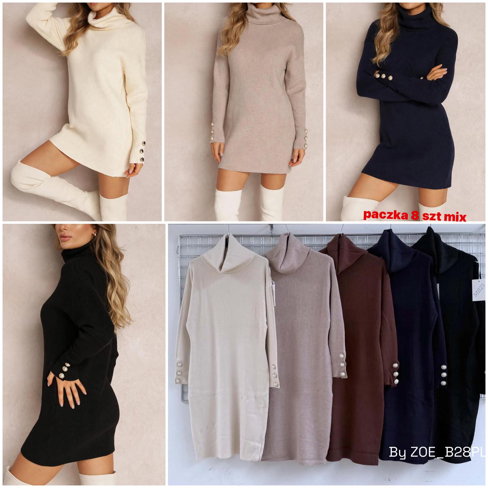Sukienka Sweter