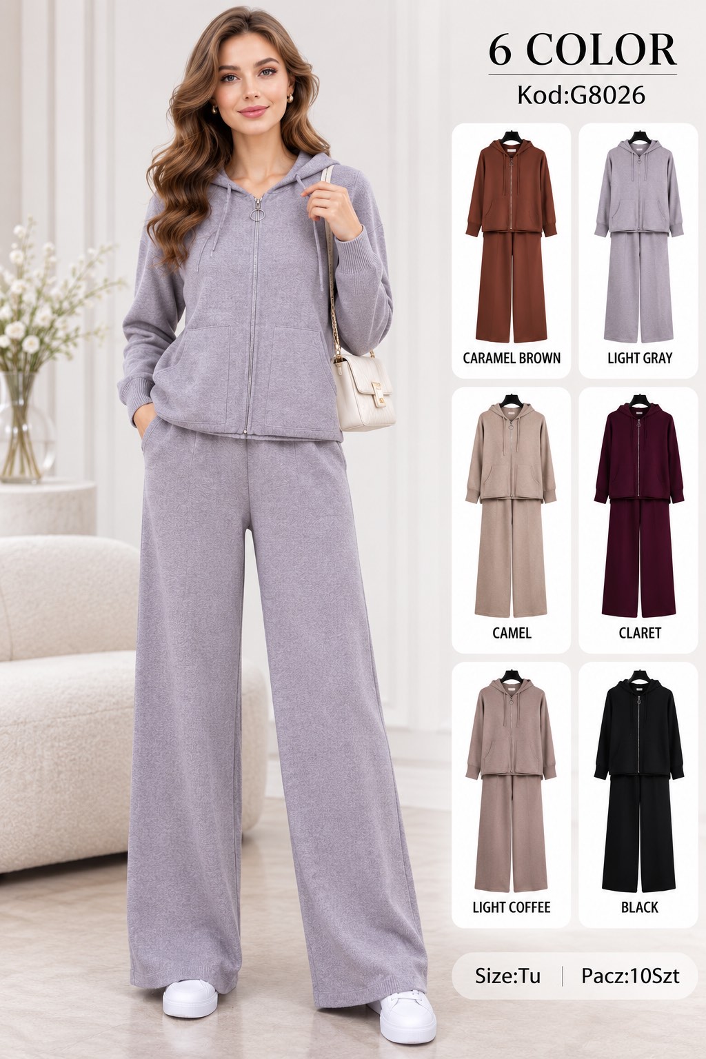 Komplet Sweter Damska