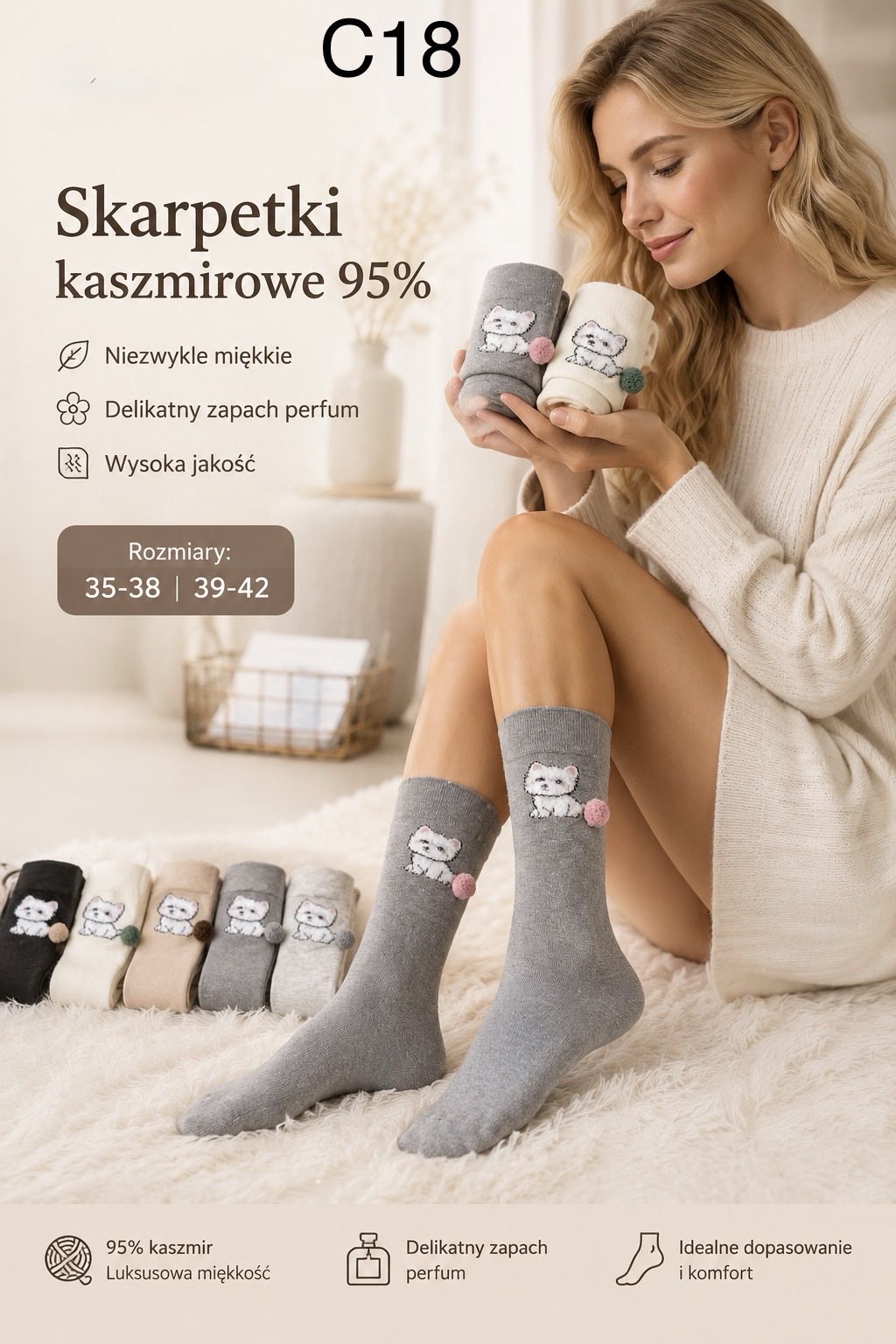 Skarpetka Damska