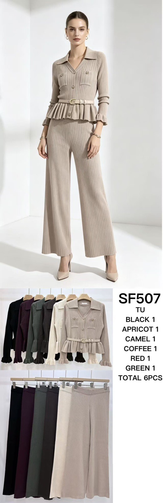 Komplet Sweter Damska