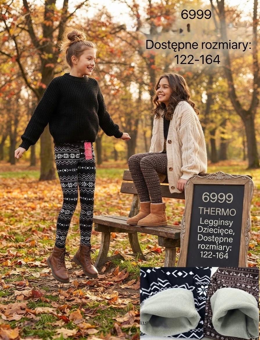 Legginsy Ocieplane Dziecięca