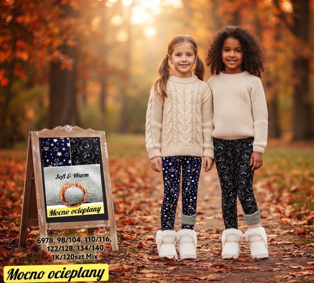 Legginsy Ocieplane Dziecięca