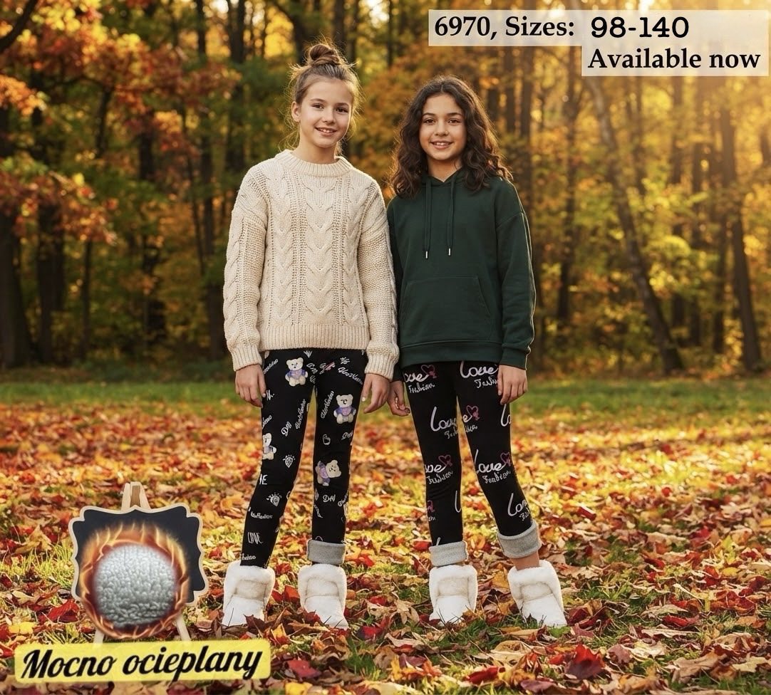 Legginsy Ocieplane Dziecięca