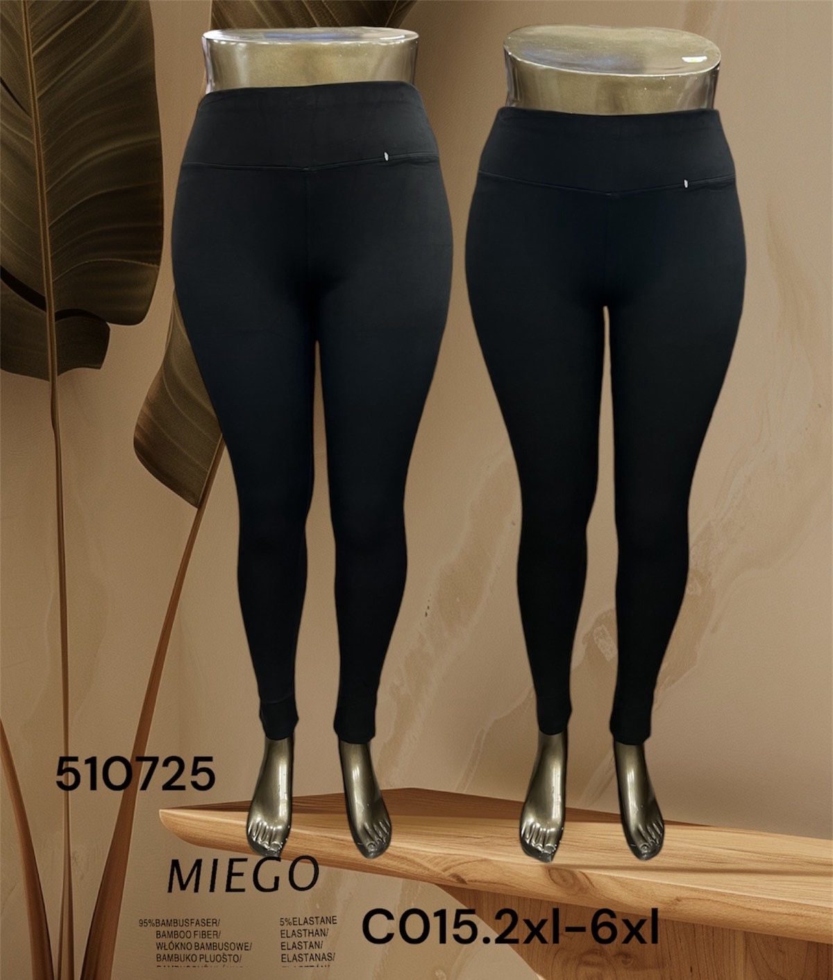 Legginsy Ocieplane Damska