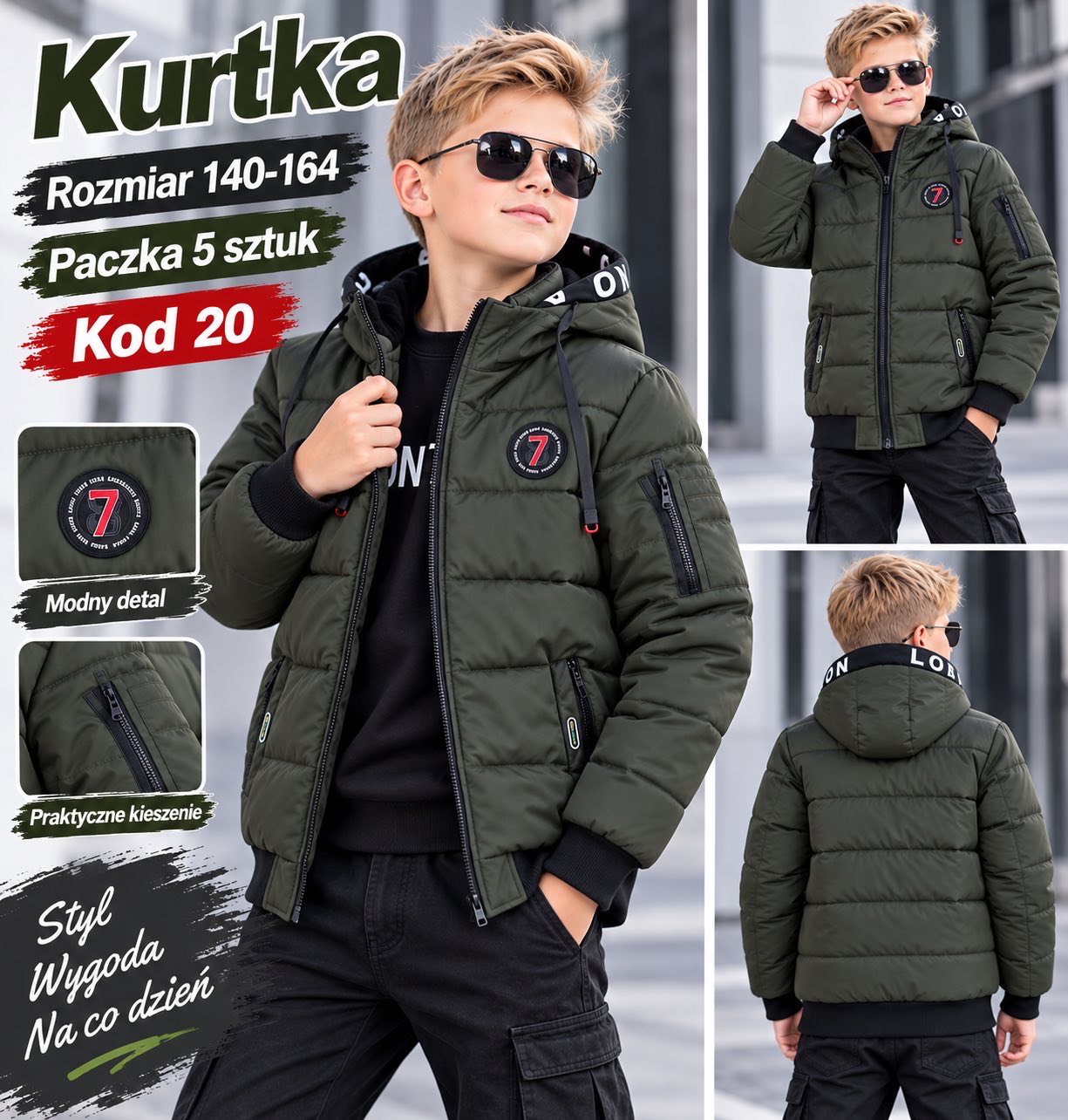 Kurtka Zimowe Chłopięca