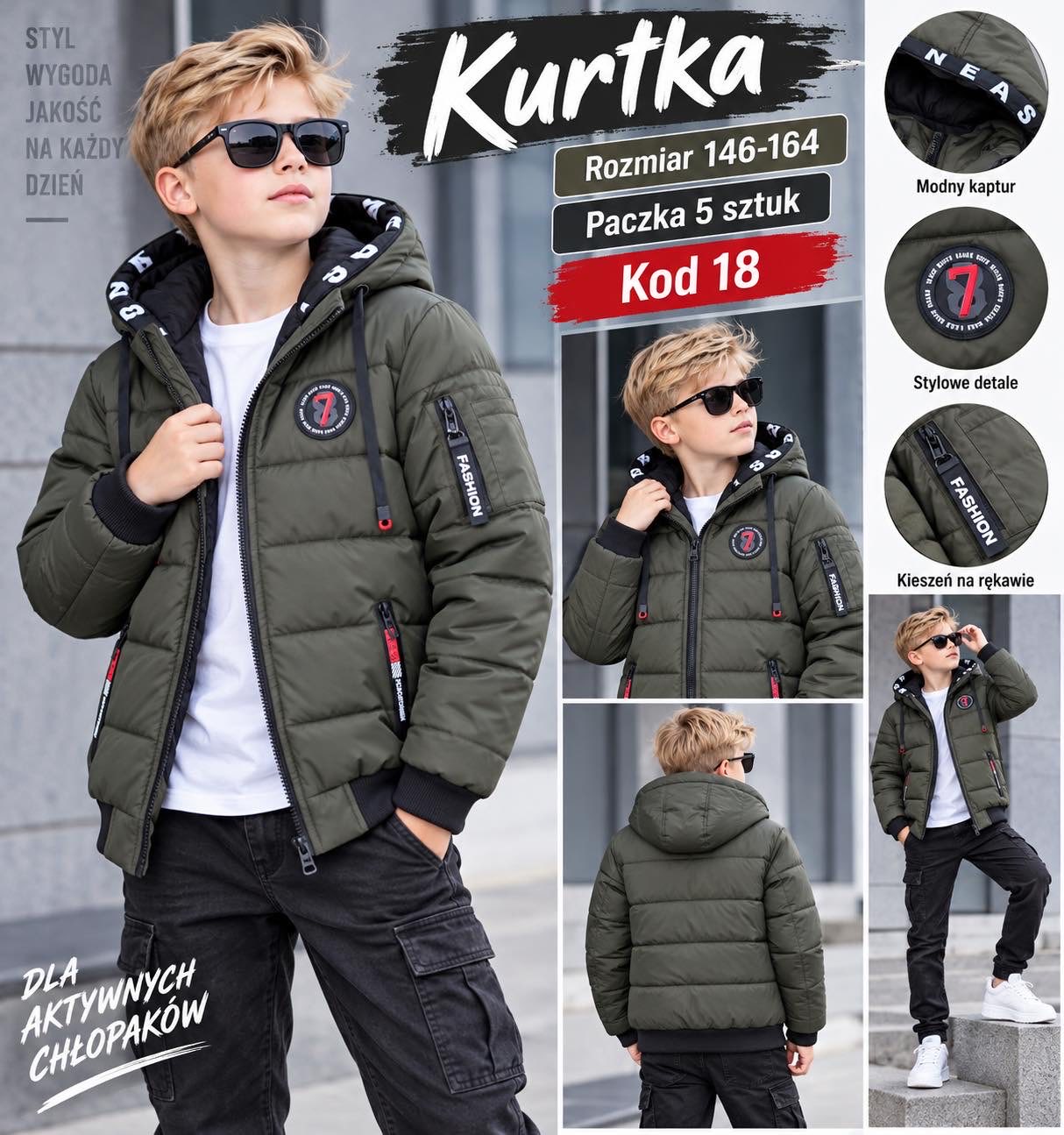 Kurtka Zimowe Chłopięca
