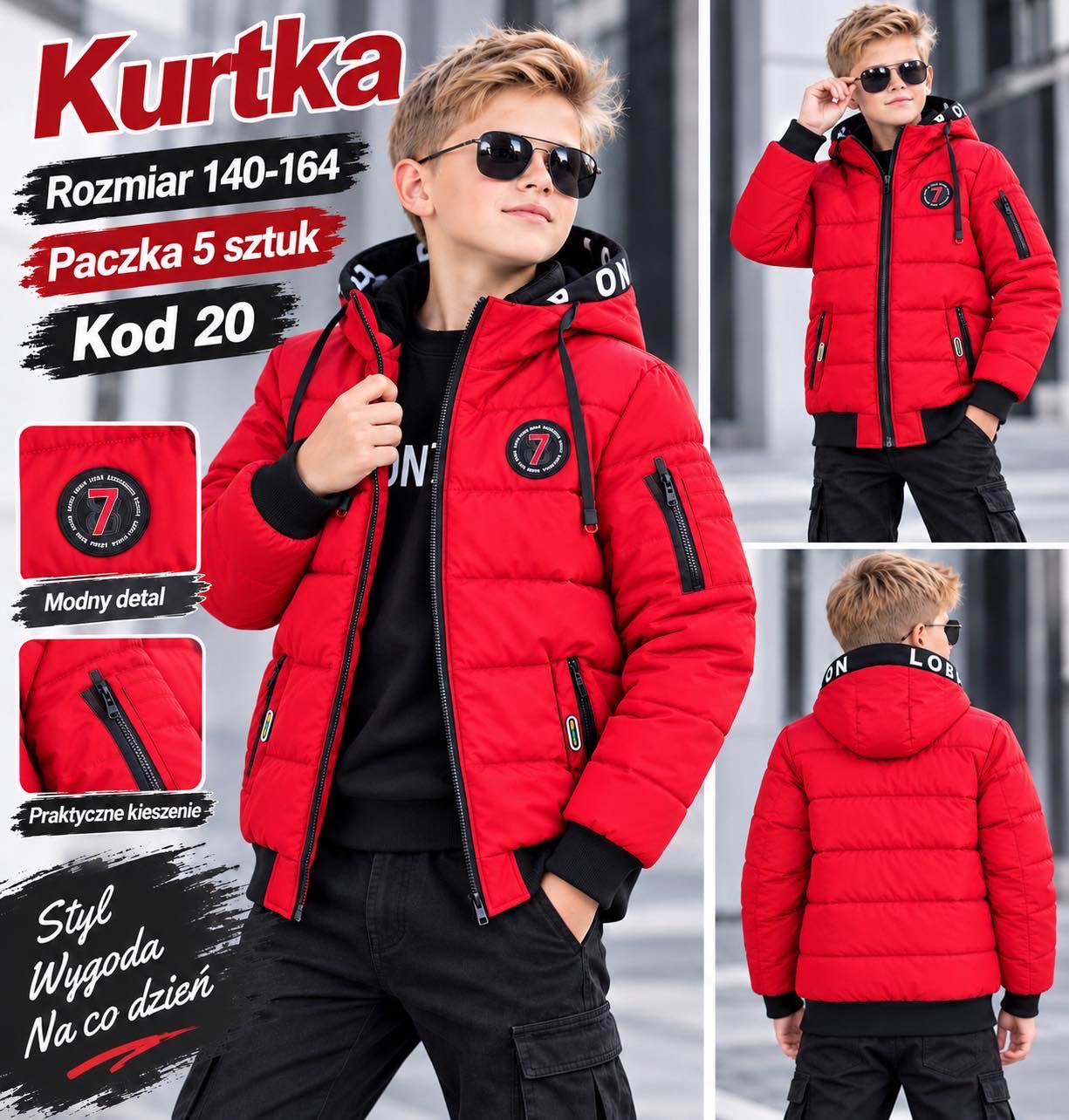 Kurtka Zimowe Chłopięca