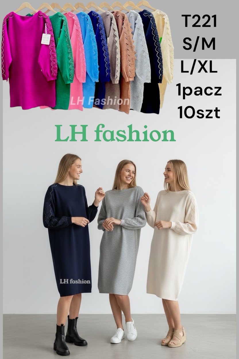 Sukienka Sweter Damska