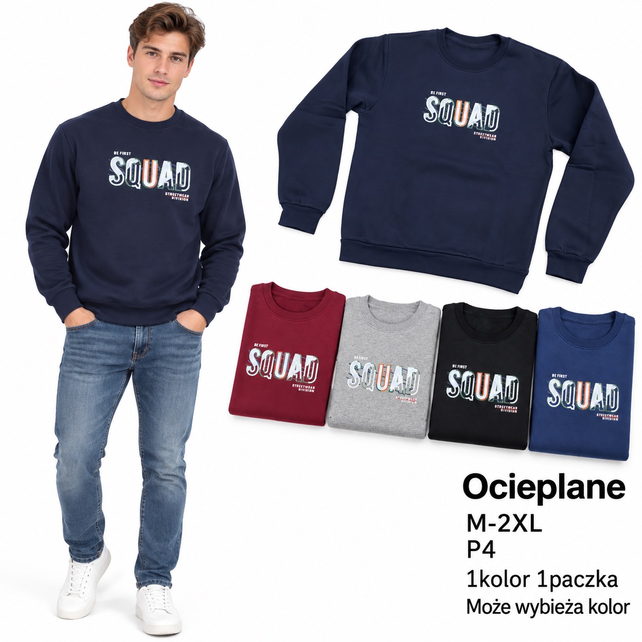 Bluza Ocieplane Męskie