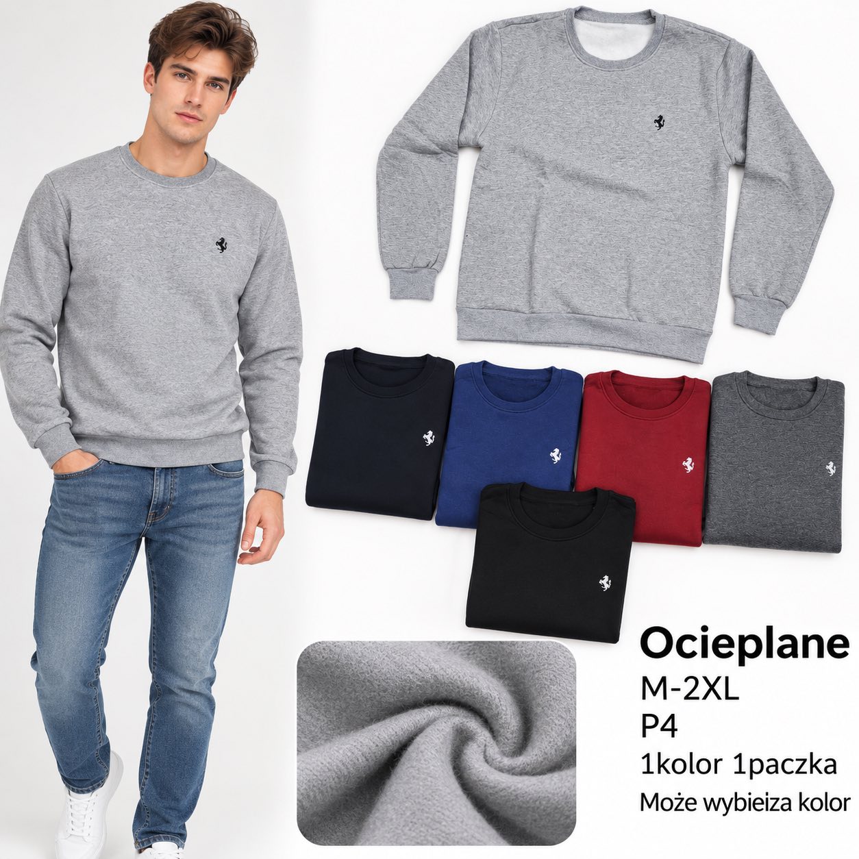 Bluza Ocieplane Męskie
