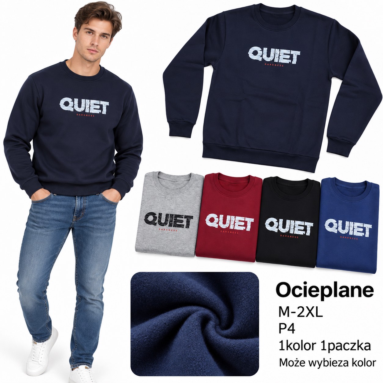 Bluza Ocieplane Męskie