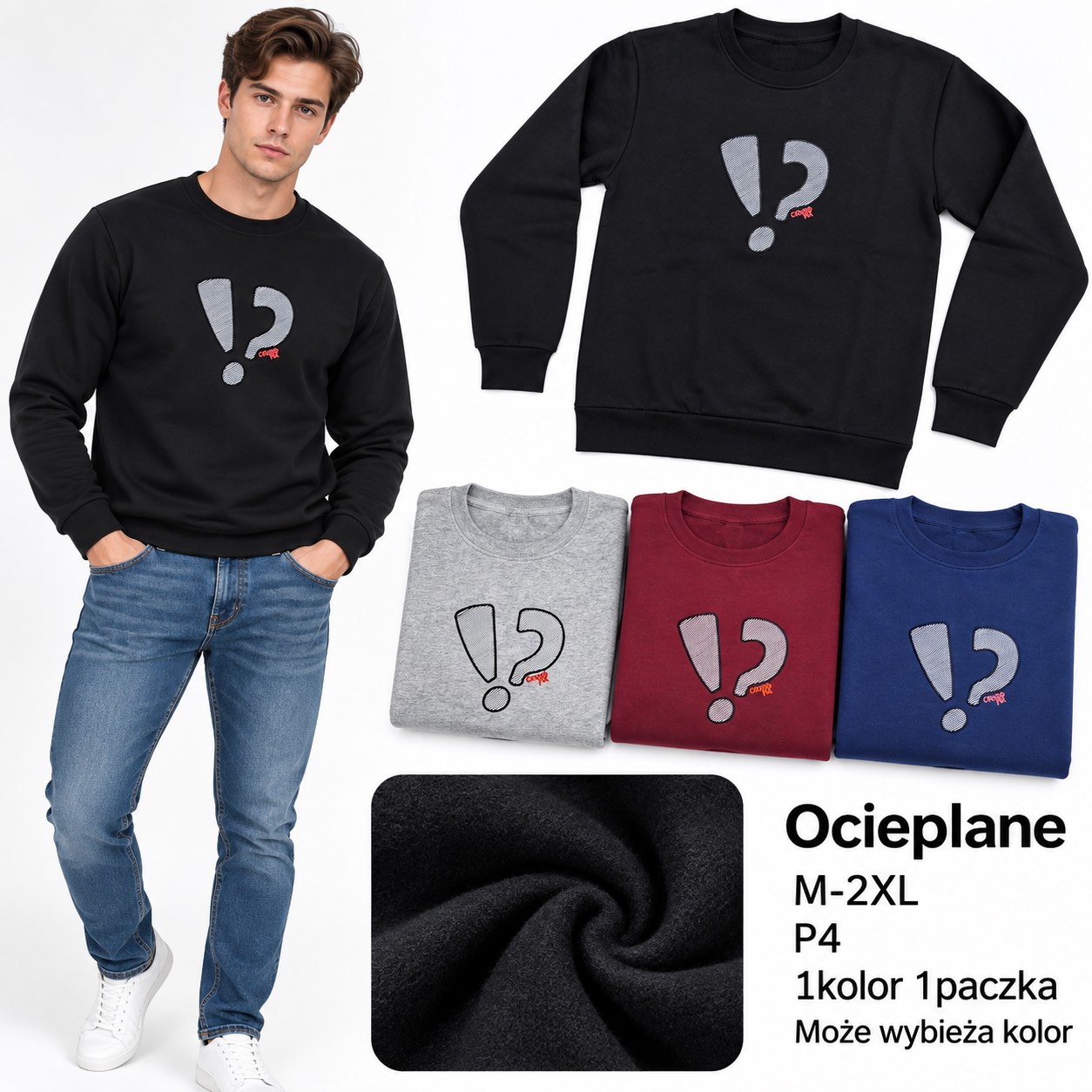 Bluza Ocieplane Męskie