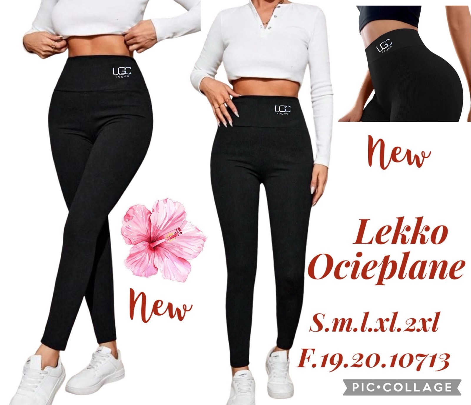 Legginsy Ocieplane Damska