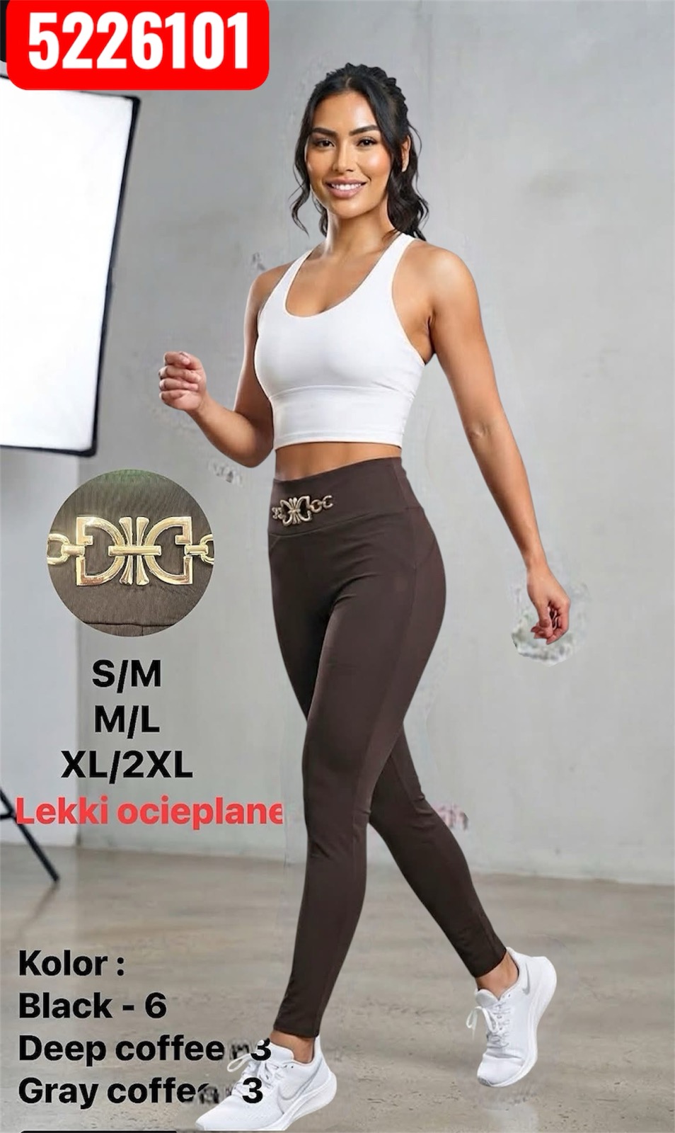 Legginsy Ocieplane Damska