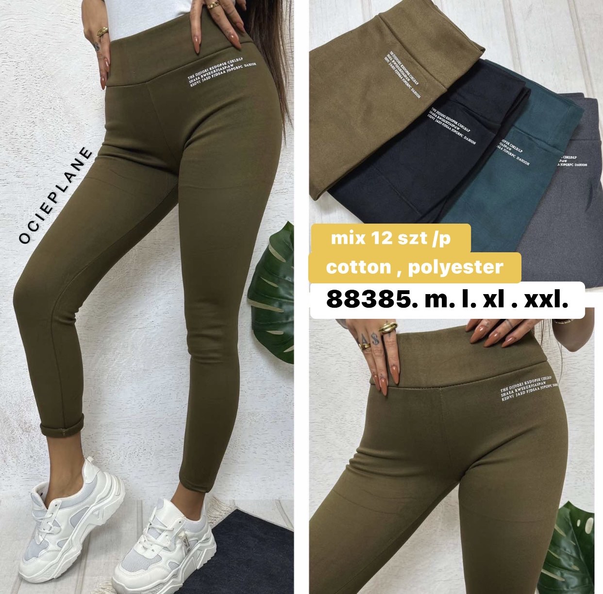 Legginsy Ocieplane Damska