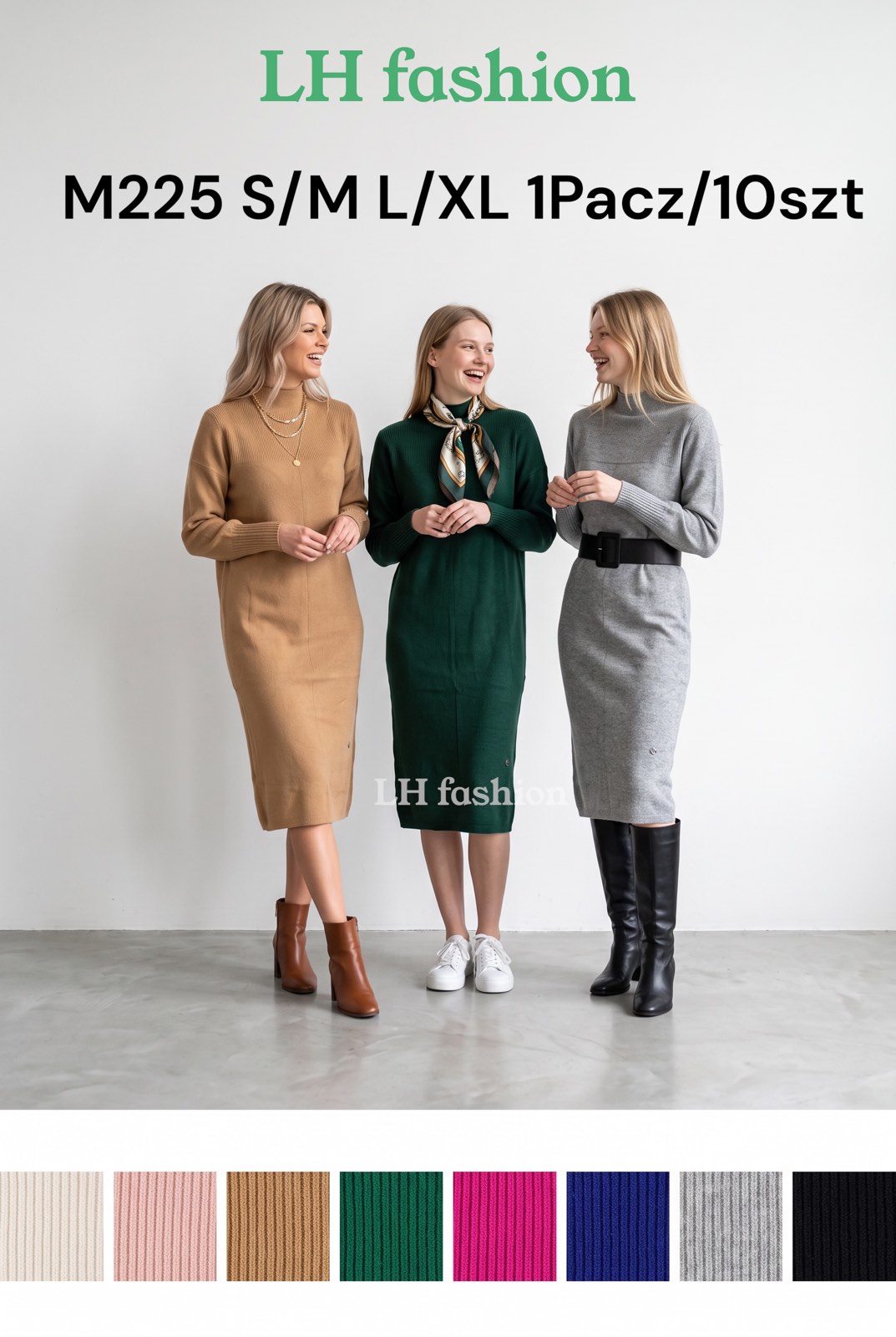 Sukienka Sweter Damska