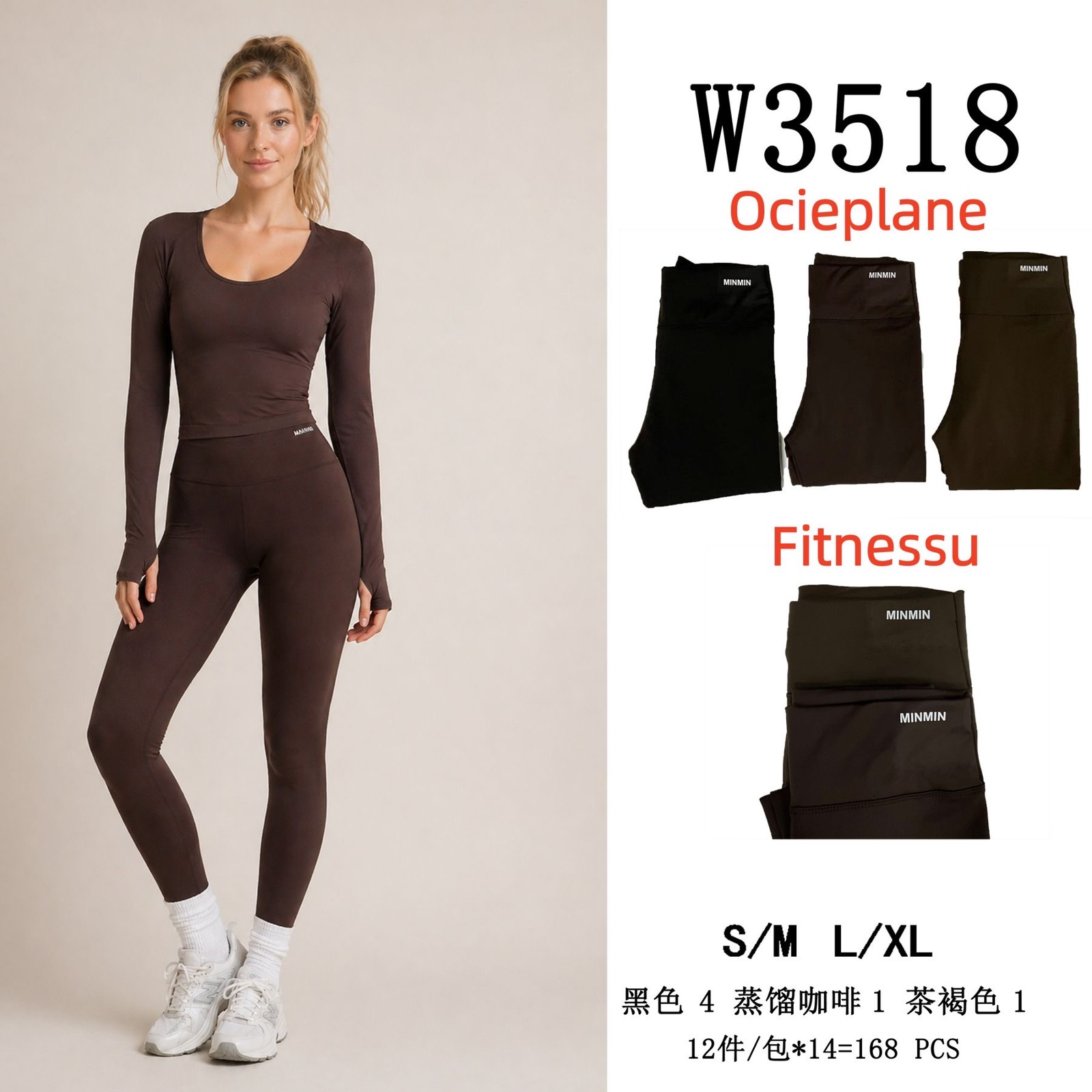 Legginsy Ocieplane Damska