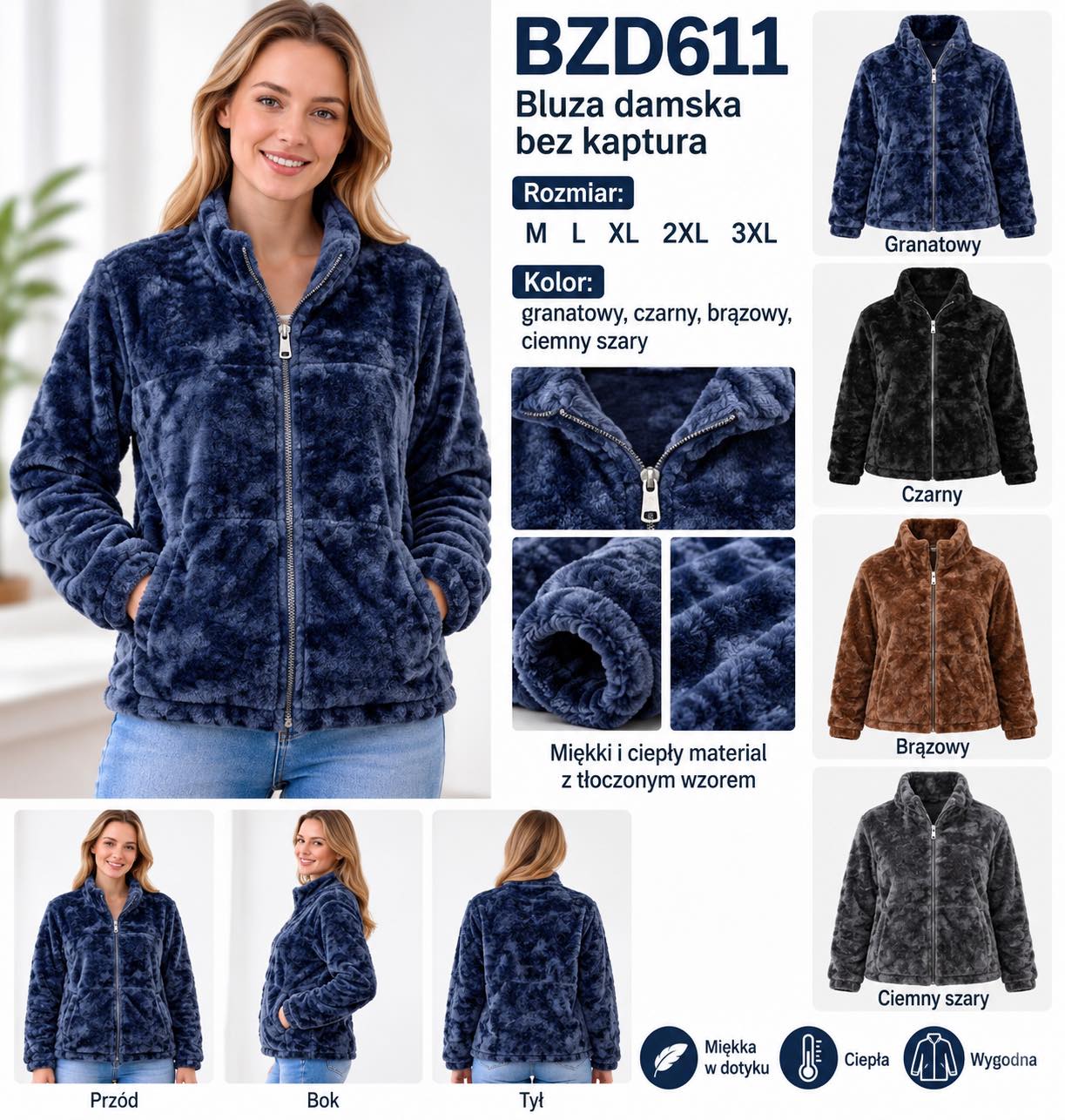 Bluza Ocieplane Damska