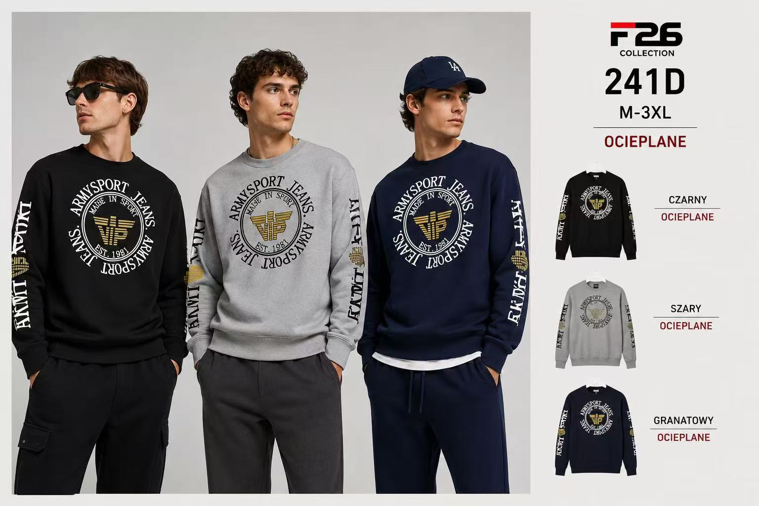 Bluza Ocieplane Męskie