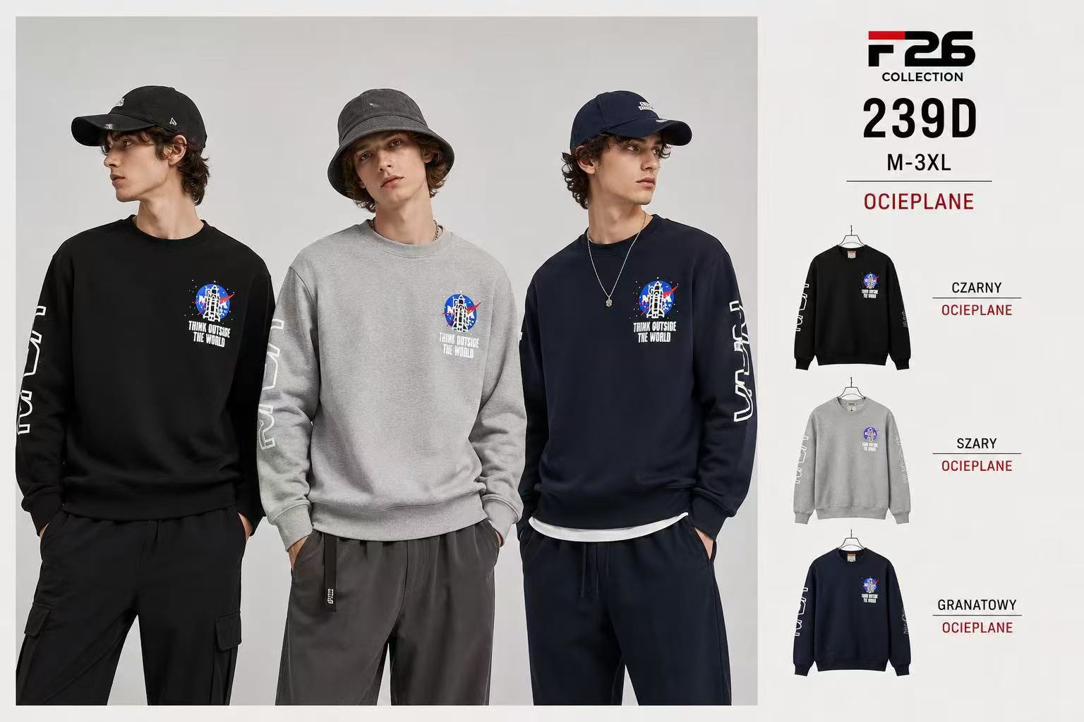 Bluza Ocieplane Męskie