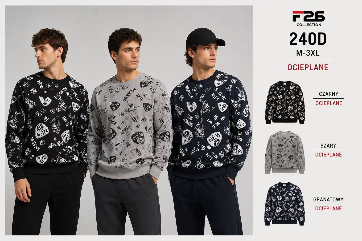 Bluza Ocieplane Męskie