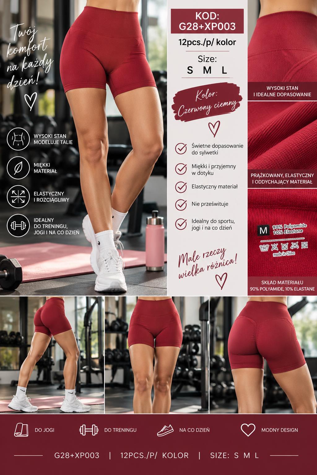 Szorty Legginsy Damska