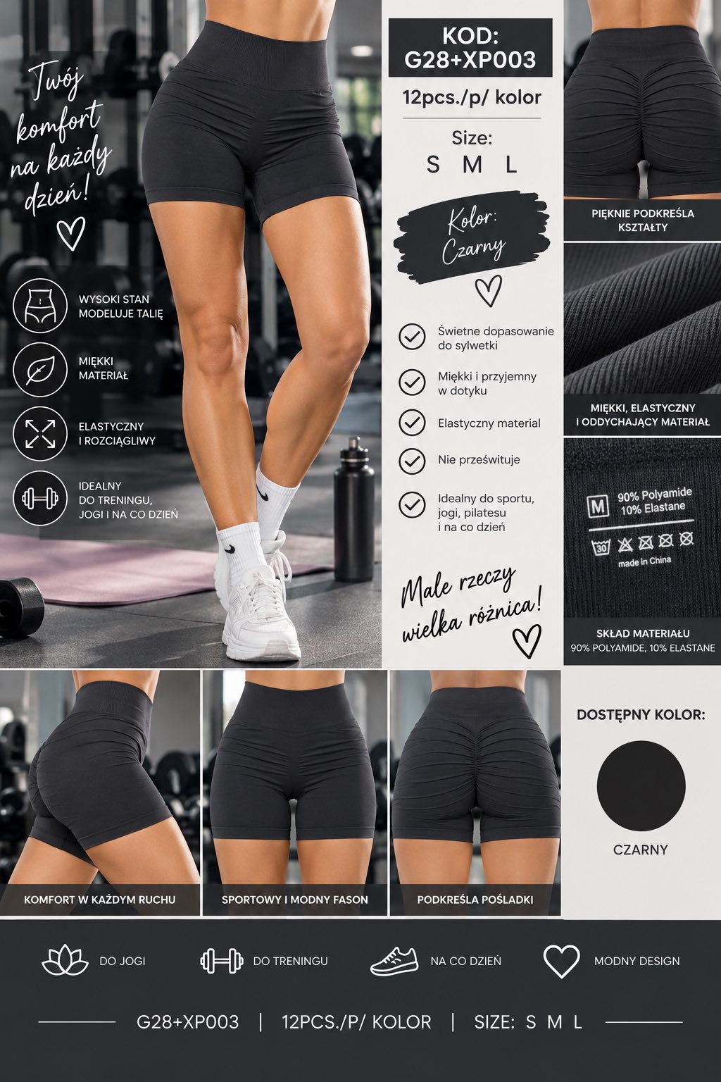 Szorty Legginsy Damska
