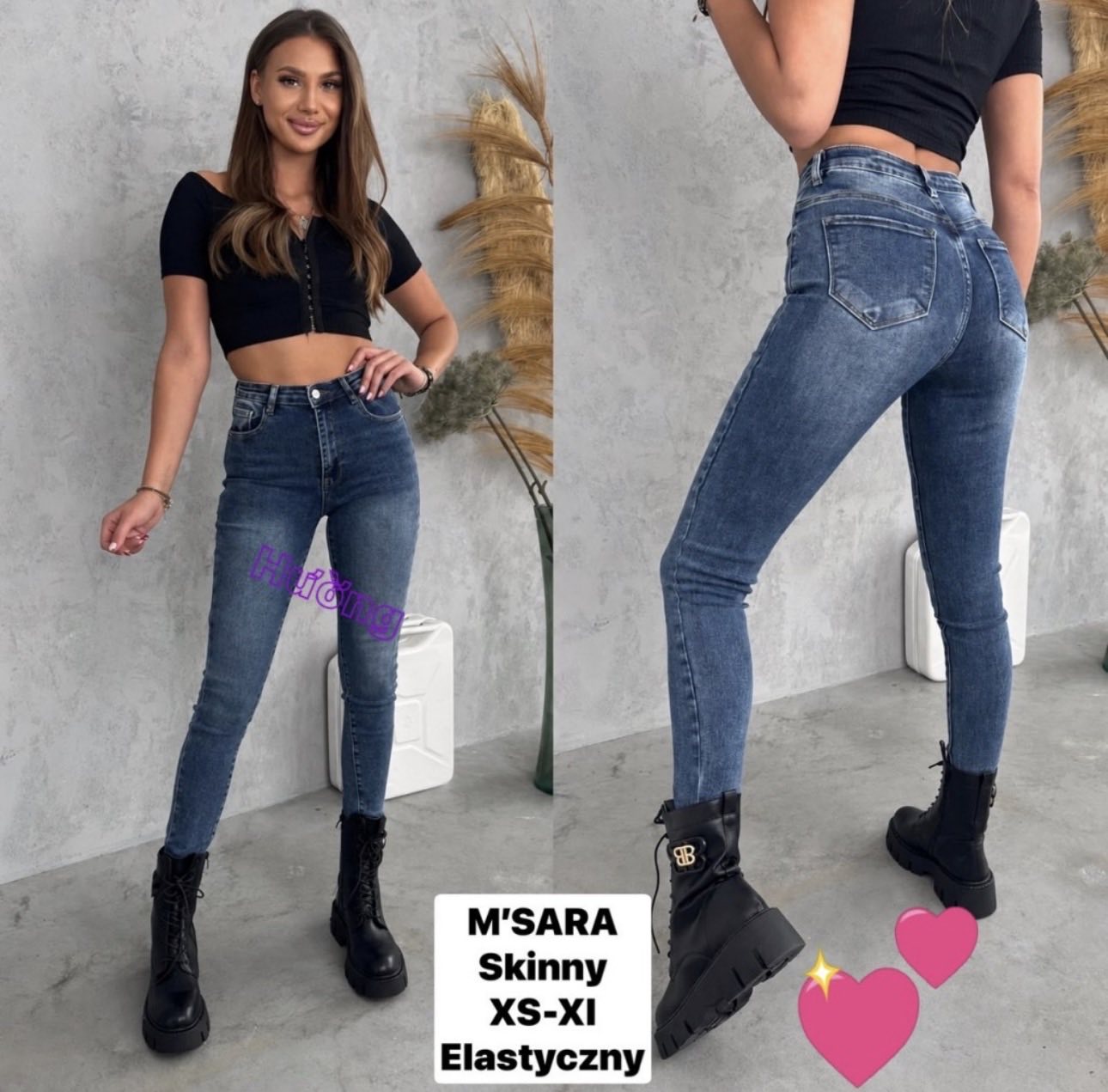 Jeansy Damska