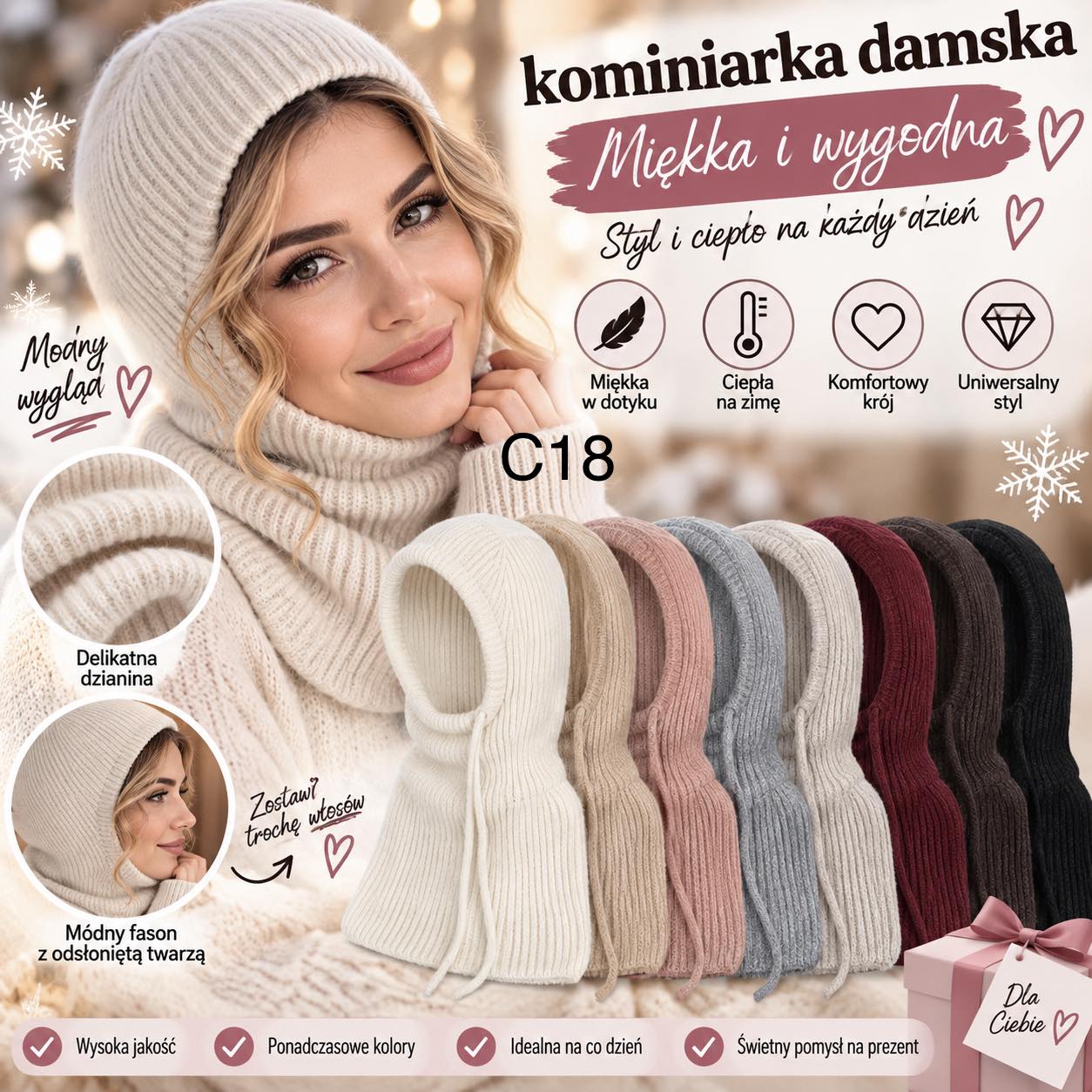 Czapka Damska