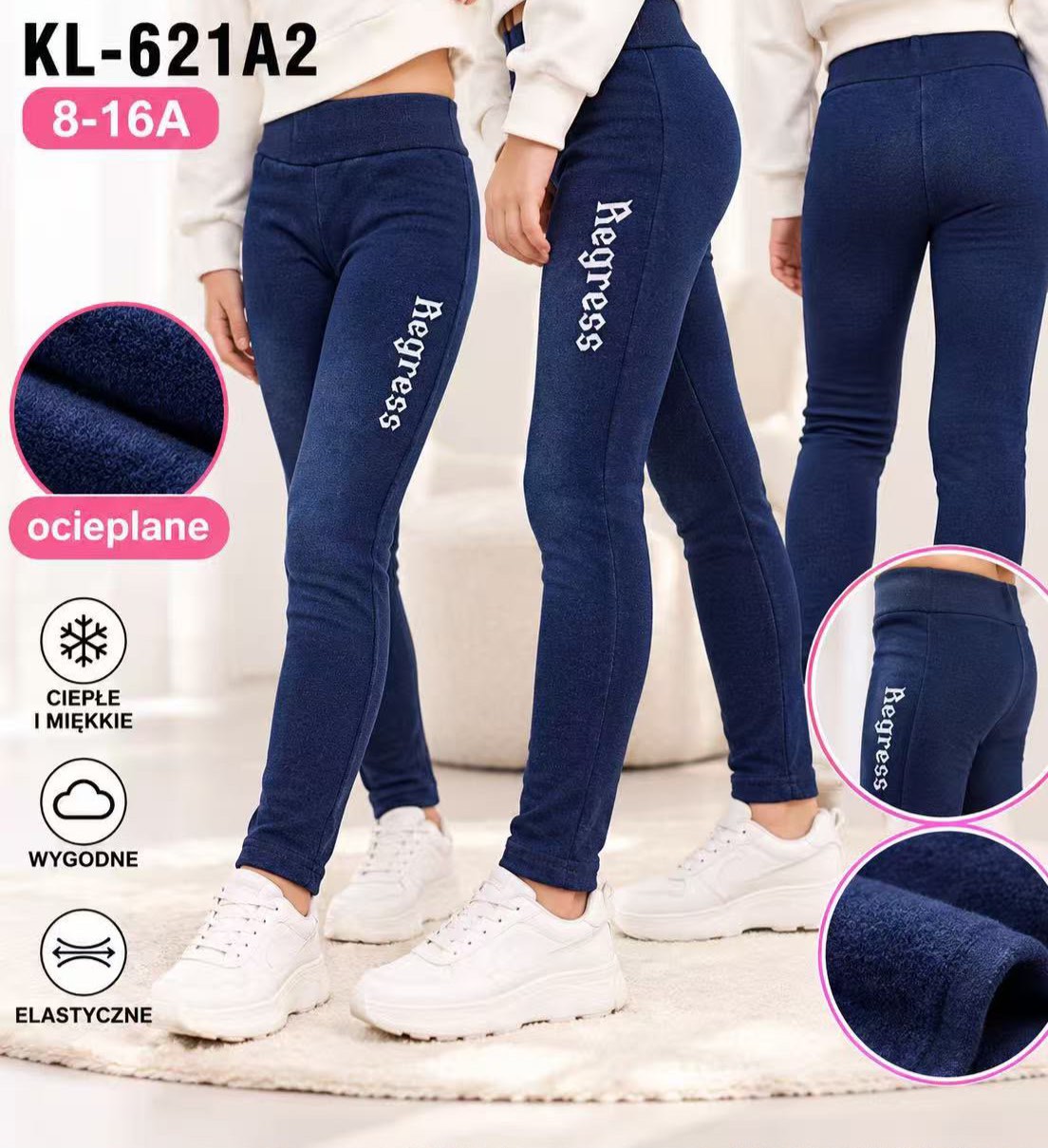 Legginsy Ocieplane Dziecięca