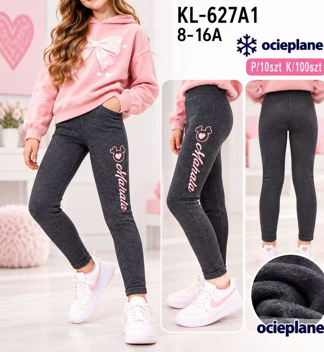Legginsy Ocieplane Dziecięca