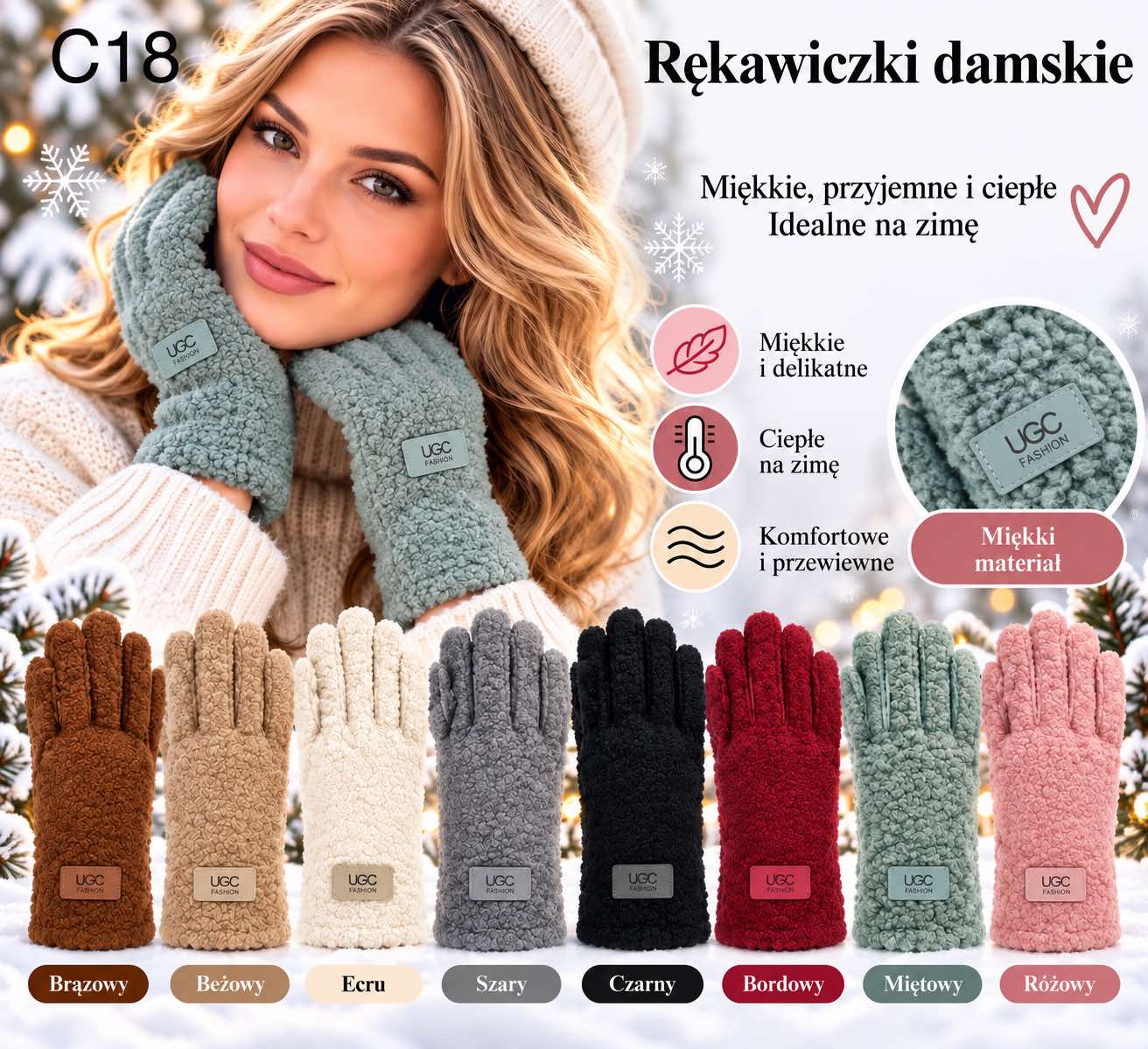 Rękawiczka Damska