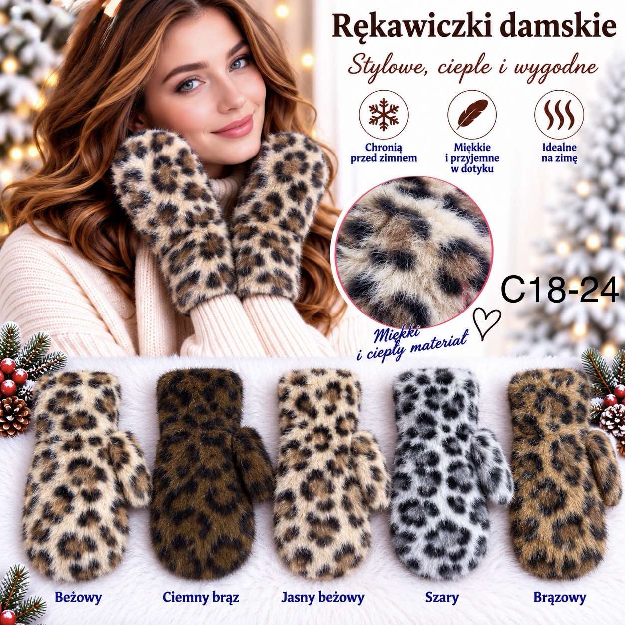 Rękawiczka Damska