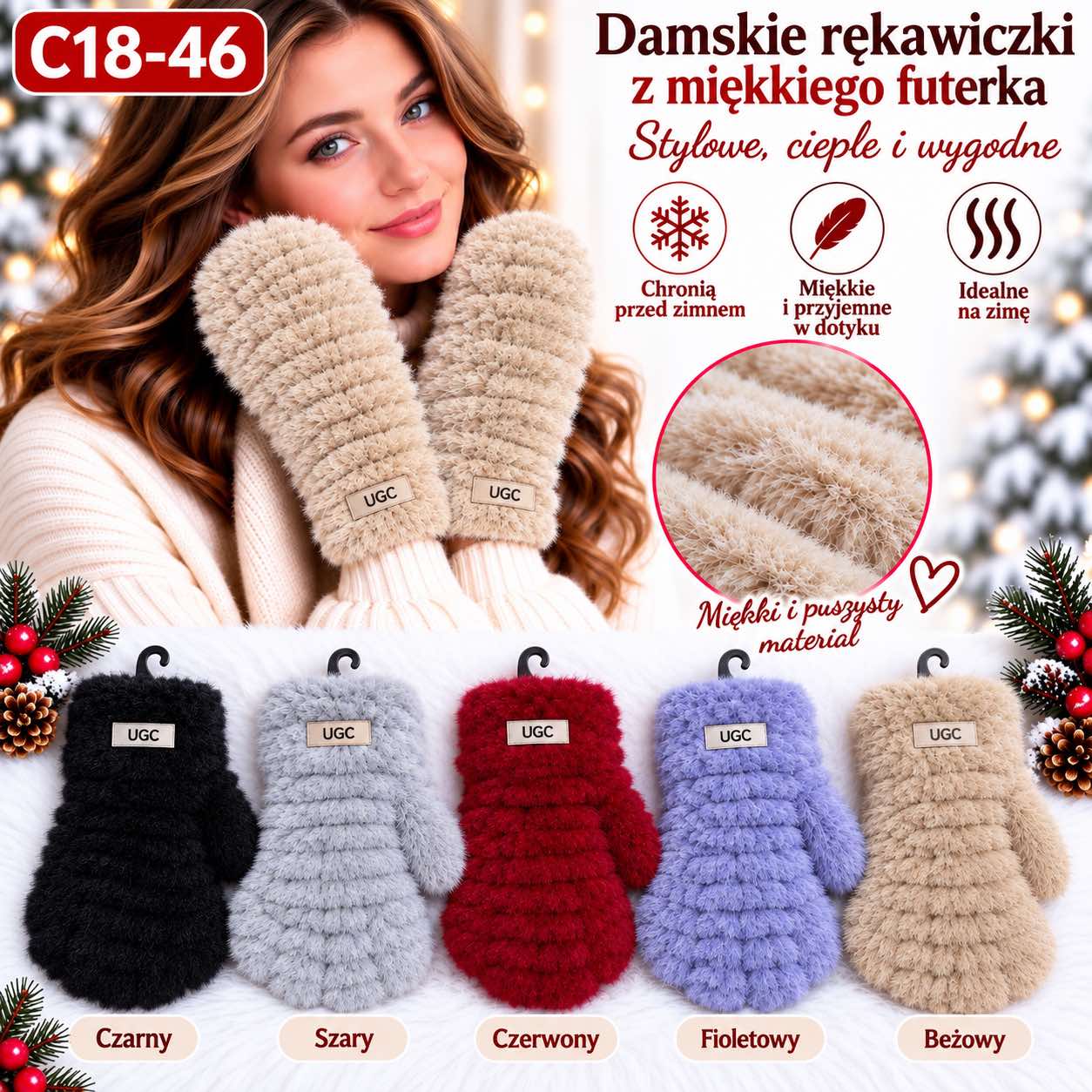 Rękawiczka Damska