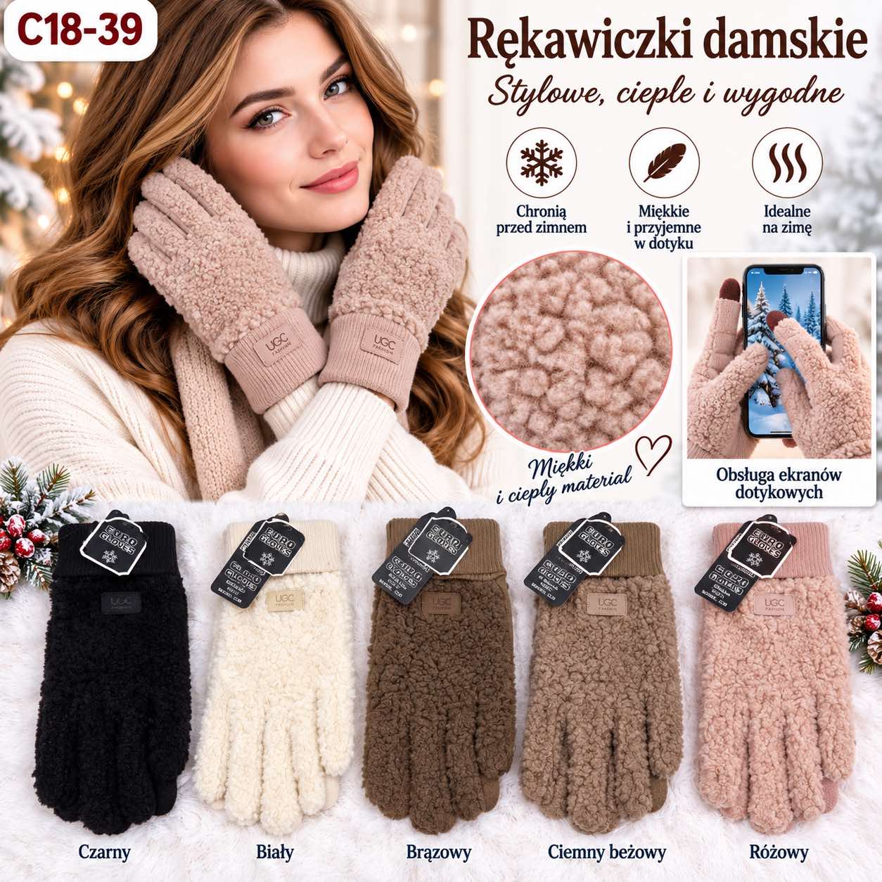 Rękawiczka Damska