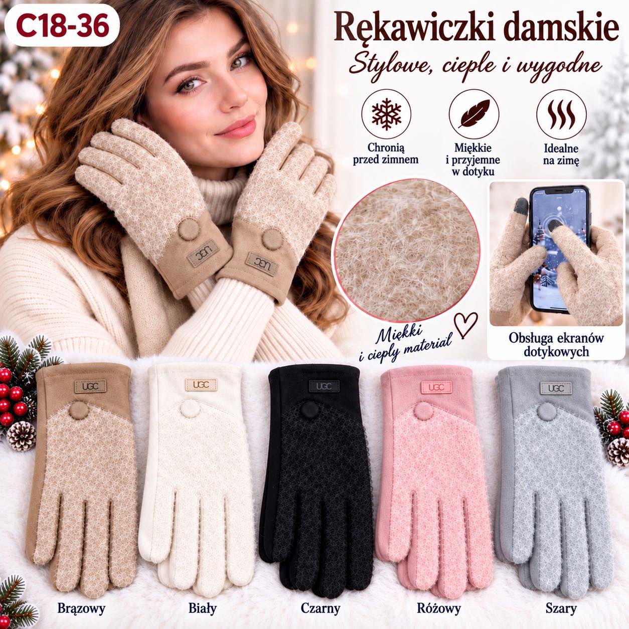 Rękawiczka Damska