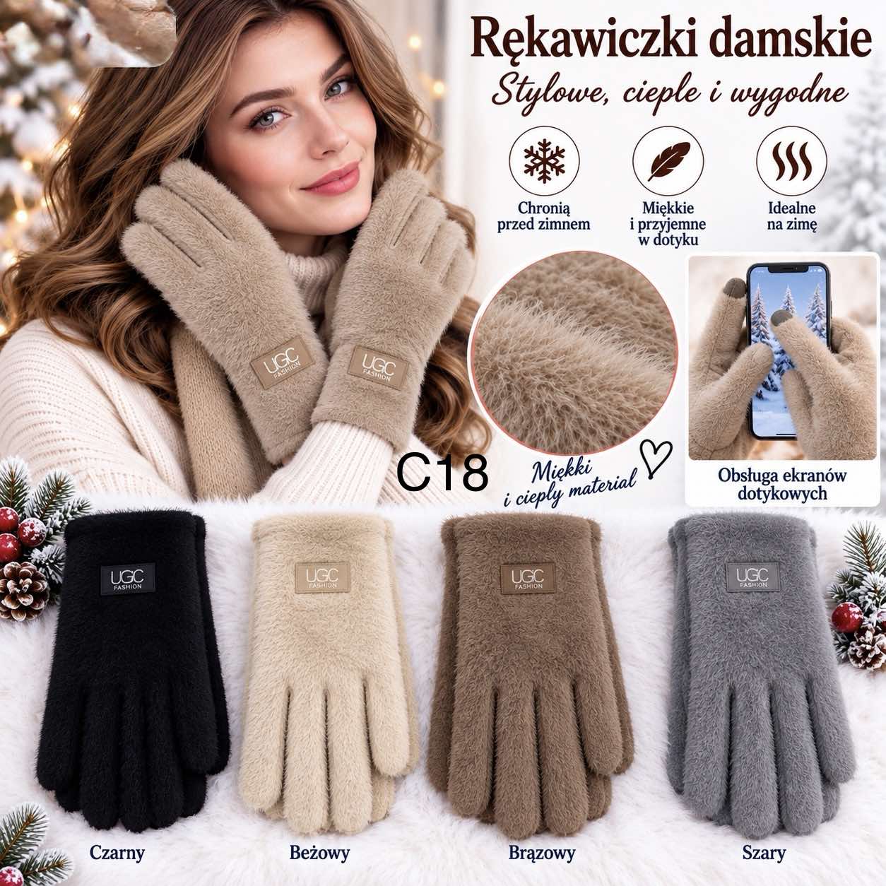 Rękawiczka Damska