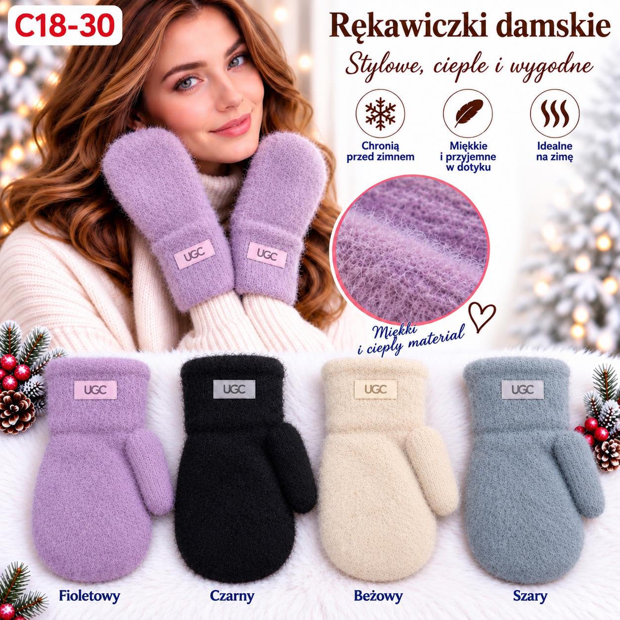 Rękawiczka Damska