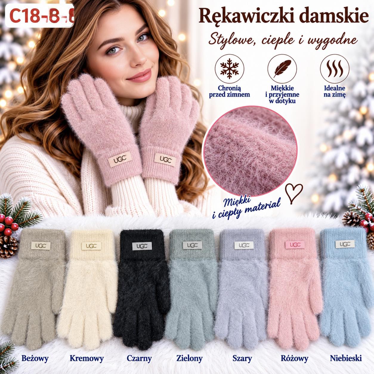 Rękawiczka Damska