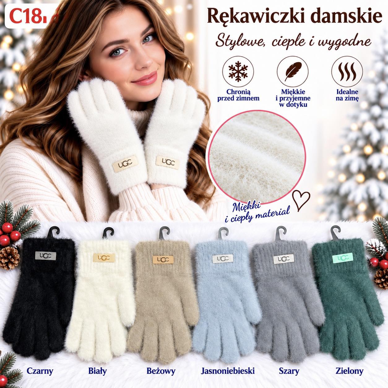 Rękawiczka Damska