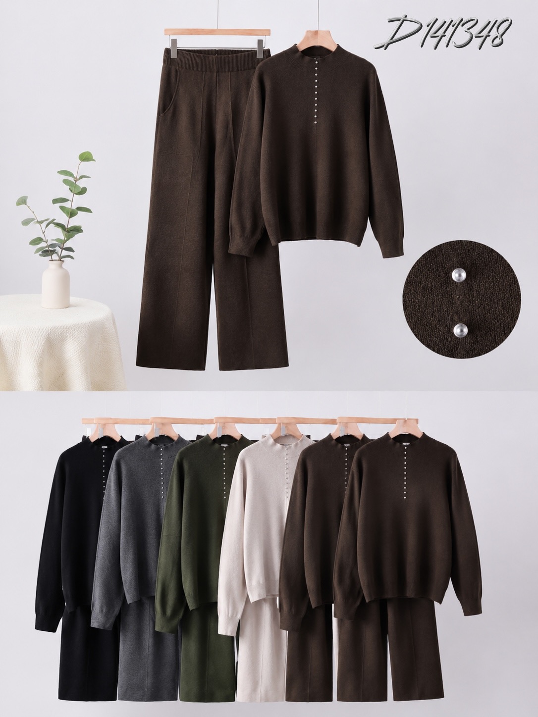 Komplet Sweter Damska