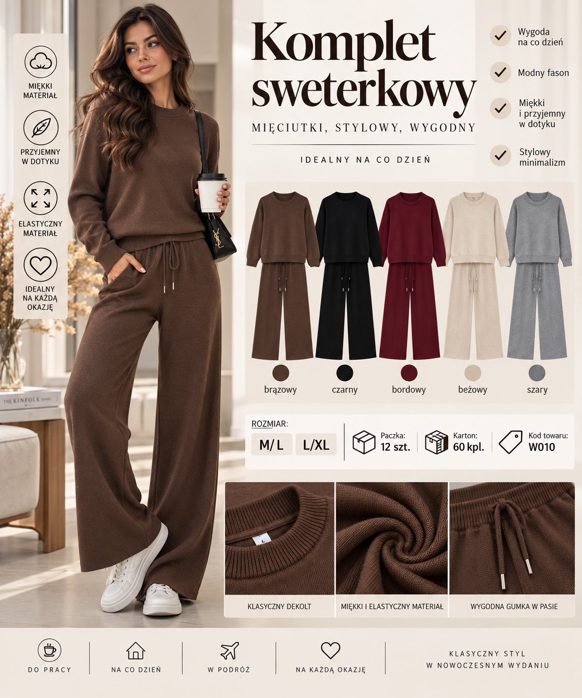 Komplet Sweter