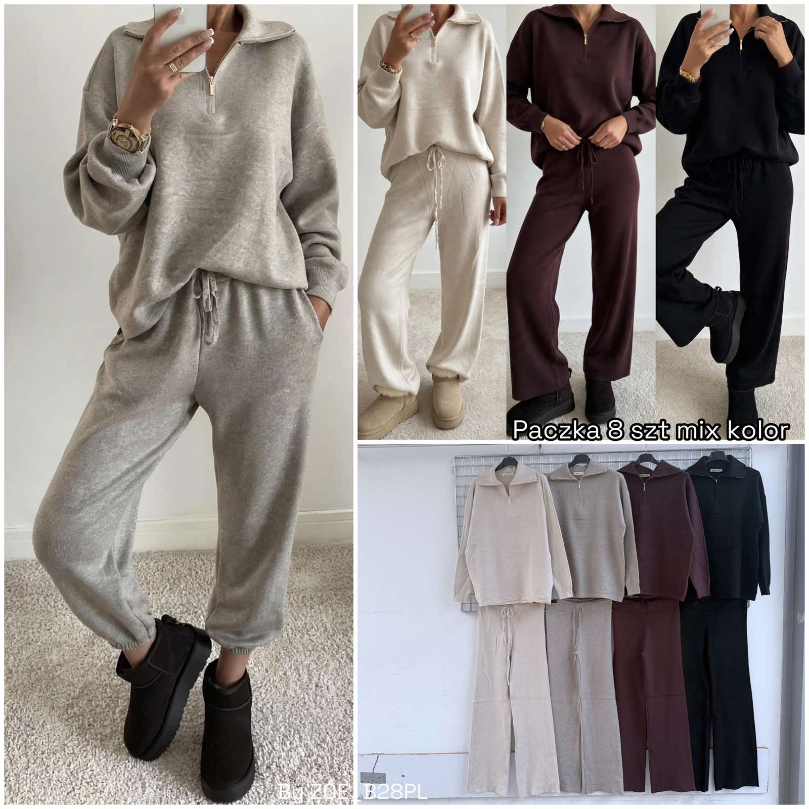 Komplet Sweter Damska