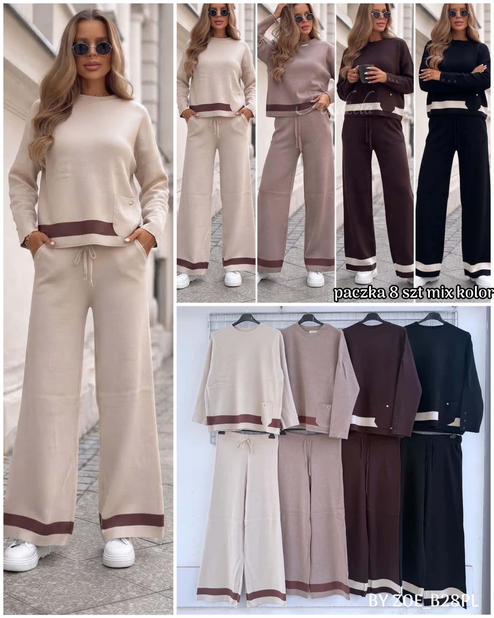 Komplet Sweter Damska