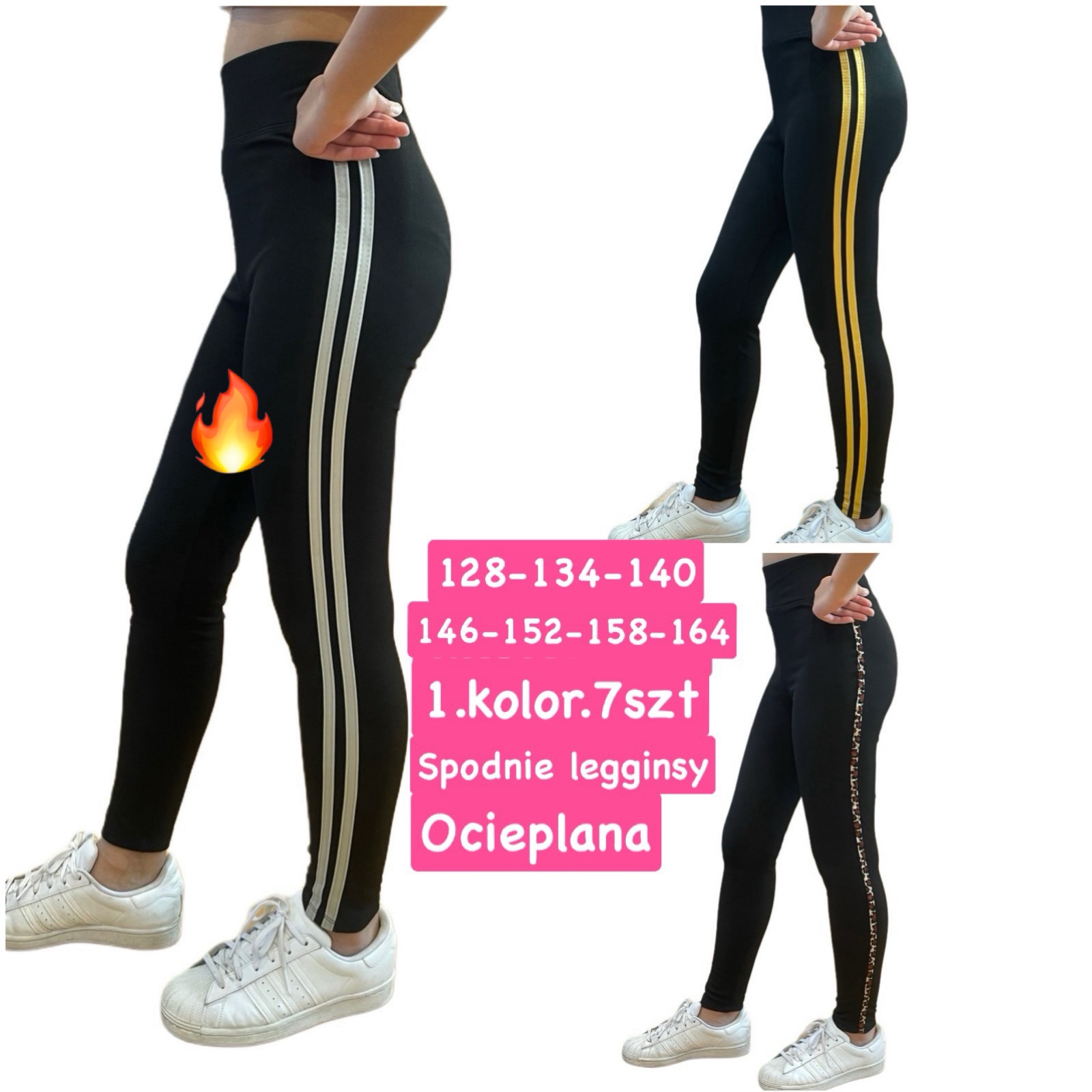 Legginsy Ocieplane Dziecięca