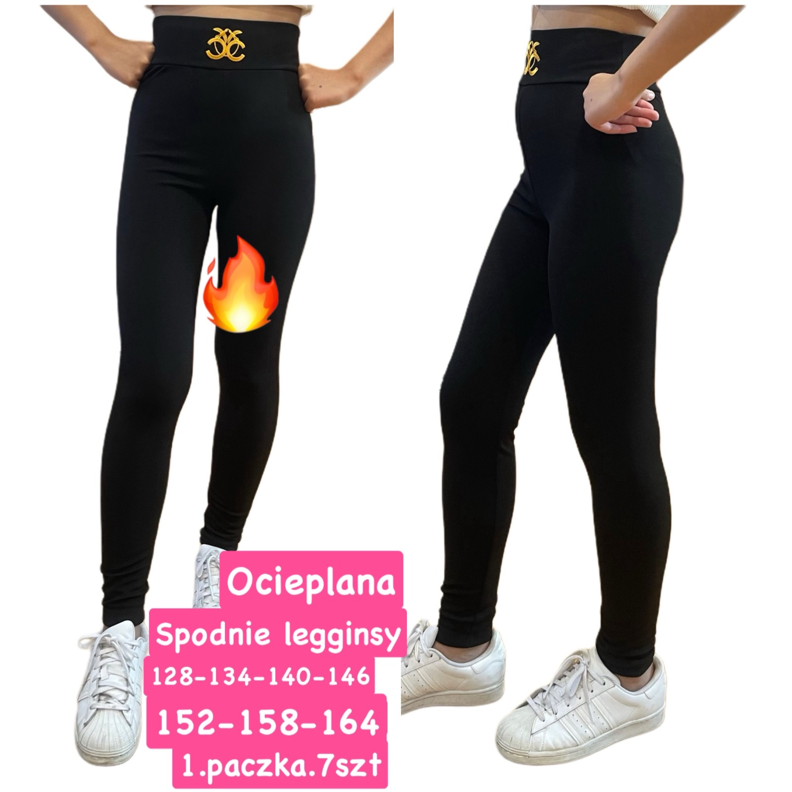 Legginsy Ocieplane Dziecięca