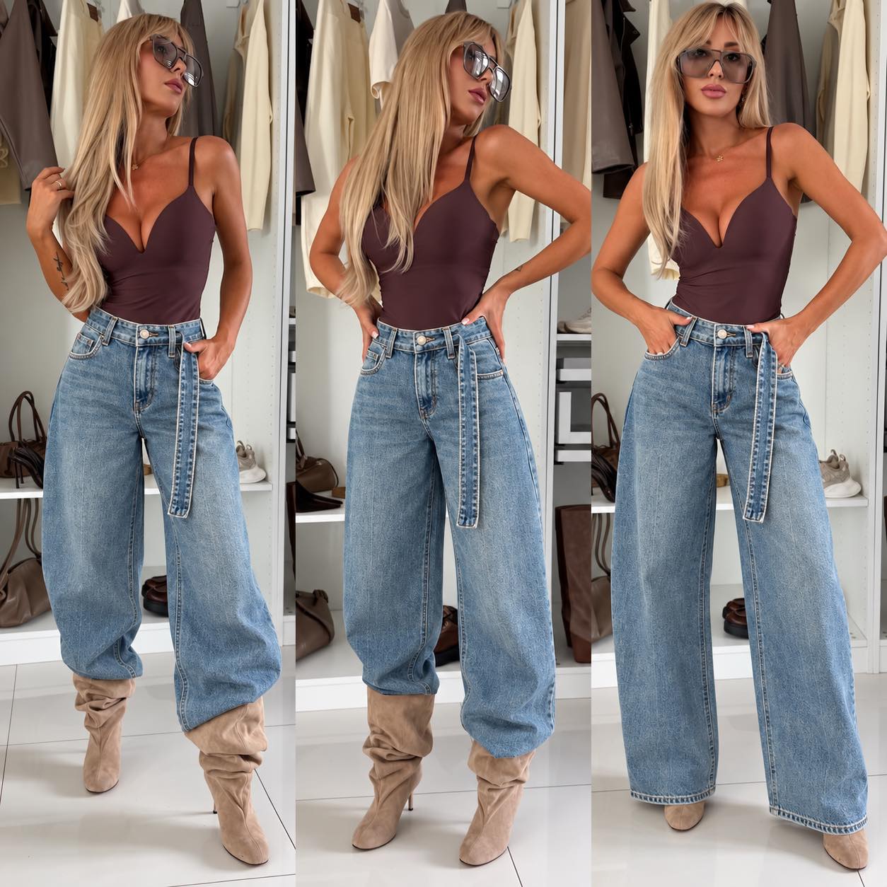 Jeansy Damska