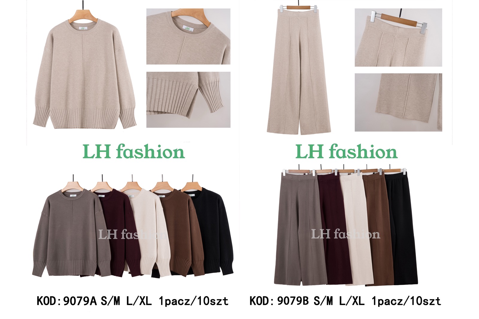 Komplet Sweter Damska