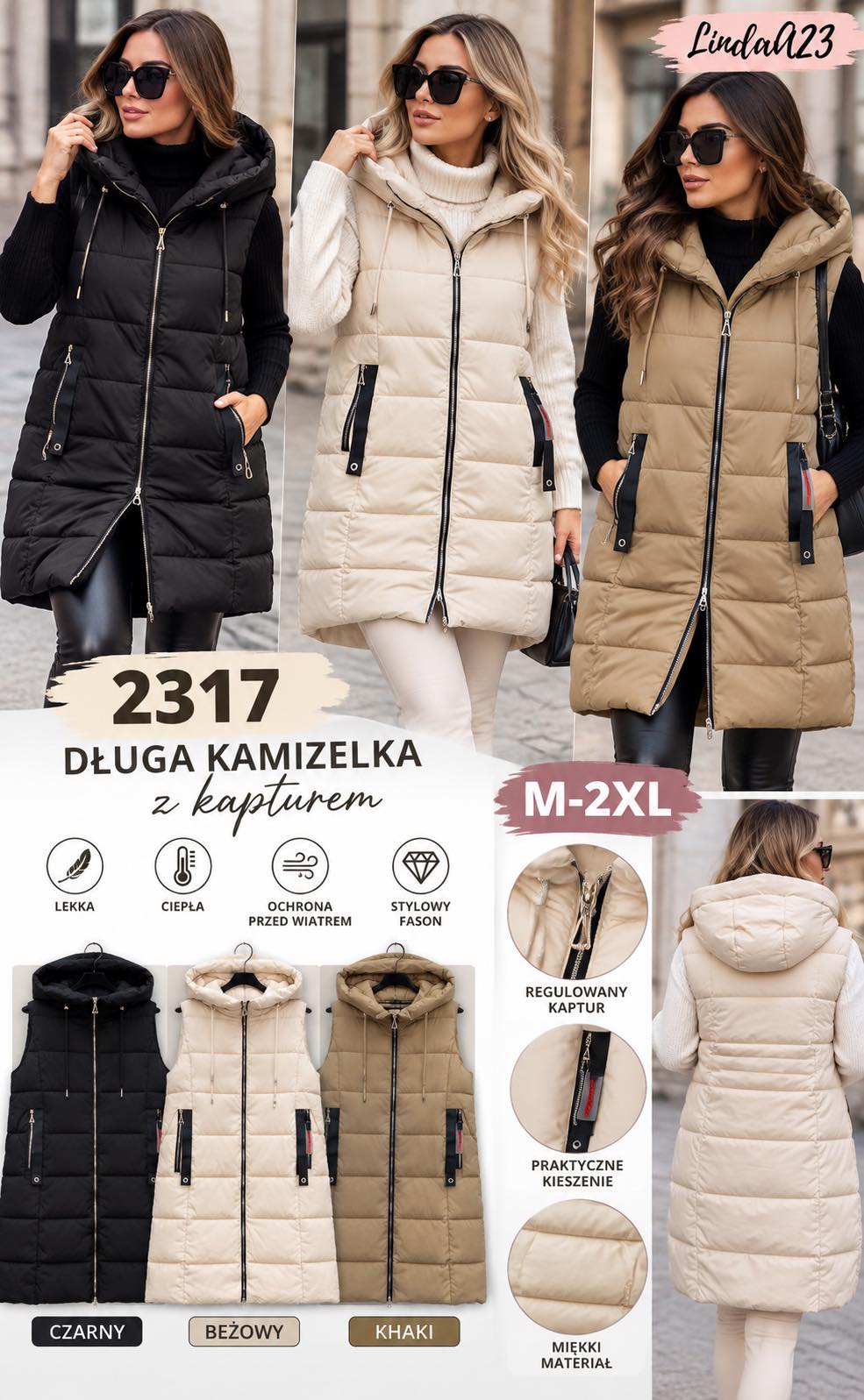 Kamizelka Damska