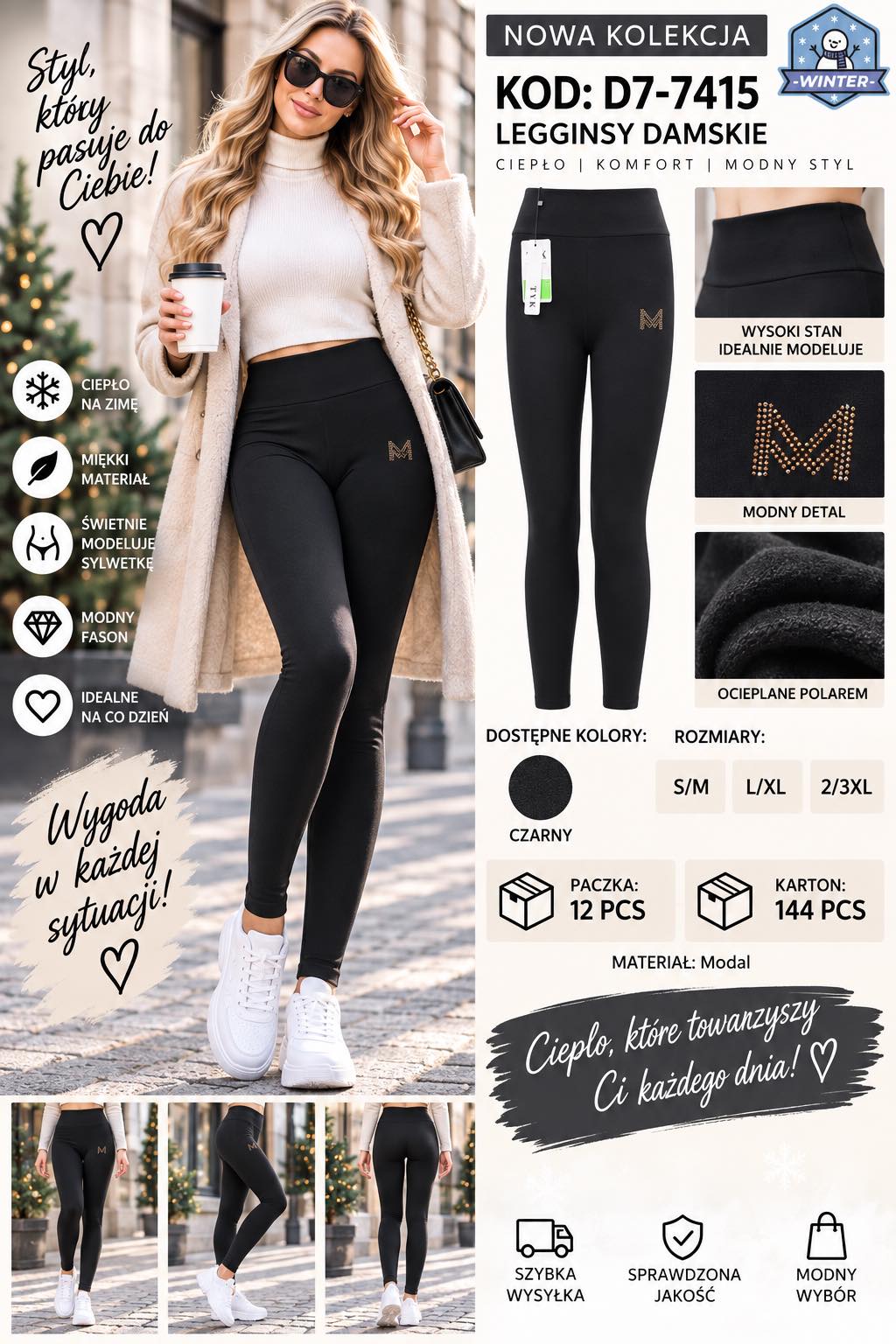 Legginsy Damska
